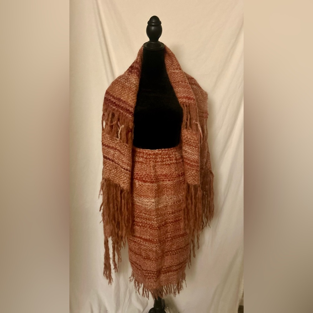 Vintage Wool Skirt & Shawl